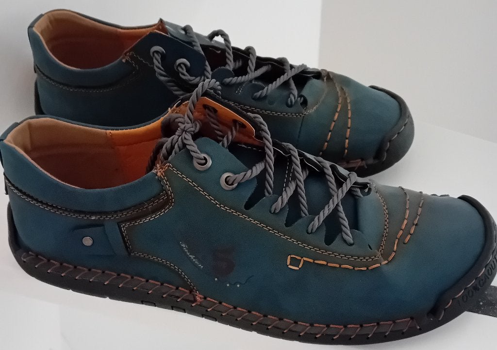 schoenen,sneakers,loafer,maat 46/47,blauw,vakantie,bare foot, Nieuw, Sneakers of Gympen, Verzenden, Blauw