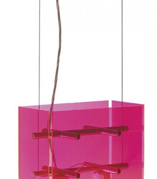 DARK Bridge Two Red designlamp – Georges Seris, Ophalen, Zo goed als nieuw, Metaal, E27 (groot)