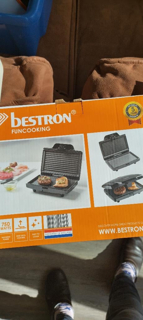 Tosti ijzer Bestron, Ophalen, Nieuw