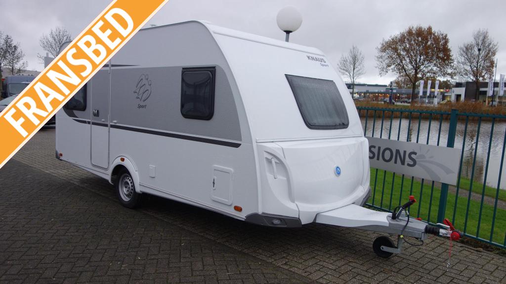 Knaus Sport 450 FU BJ'18 Voortent & Fietsendrager, Schokbreker, Rondzit, Bedrijf, 750 - 1000 kg