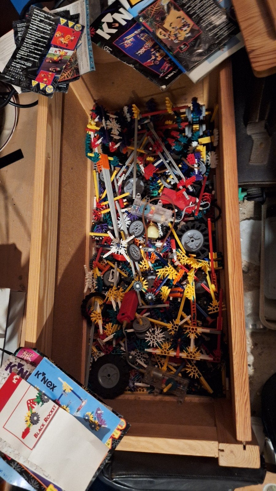 Grote partij K'nex bouwblokken met handleidingen, Ophalen of Verzenden