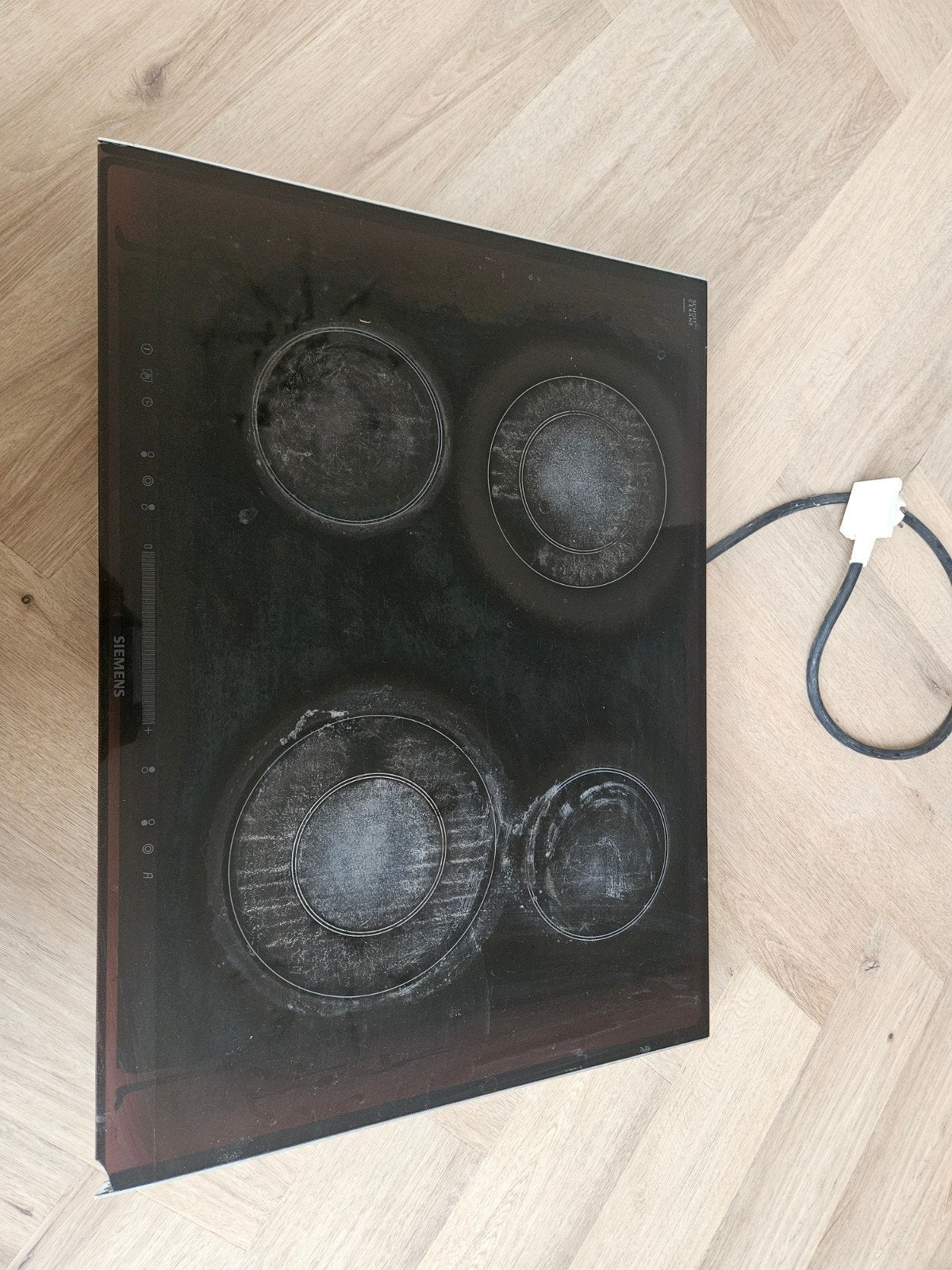elektrische kookplaat siemens 70 cm, Ophalen, Inbouw, Keramisch, 4 kookzones