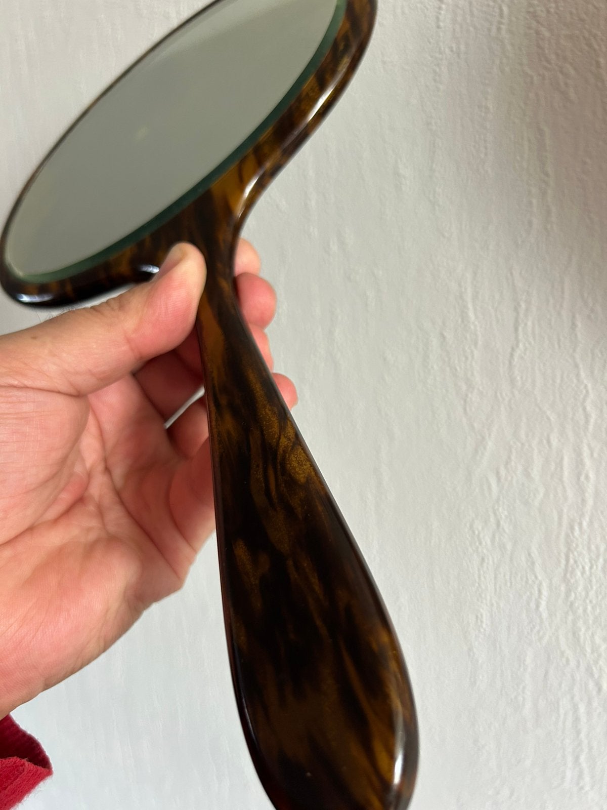 Vintage Engelse spiegel…, Antiek en Kunst, Ophalen of Verzenden, Rechthoekig, Minder dan 50 cm