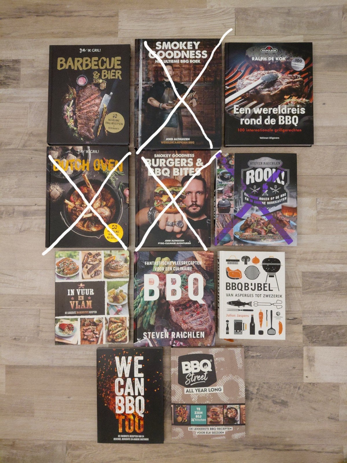 BBQ Kookboeken - diverse auteurs, Vegetarisch, Ophalen of Verzenden, Zo goed als nieuw, Hoofdgerechten