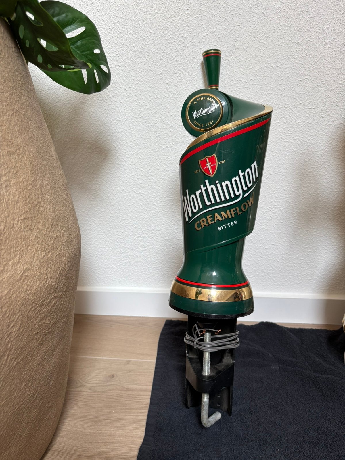 Worthington Creamflow Bitter Biertap, Ophalen, Zo goed als nieuw, Reclamebord