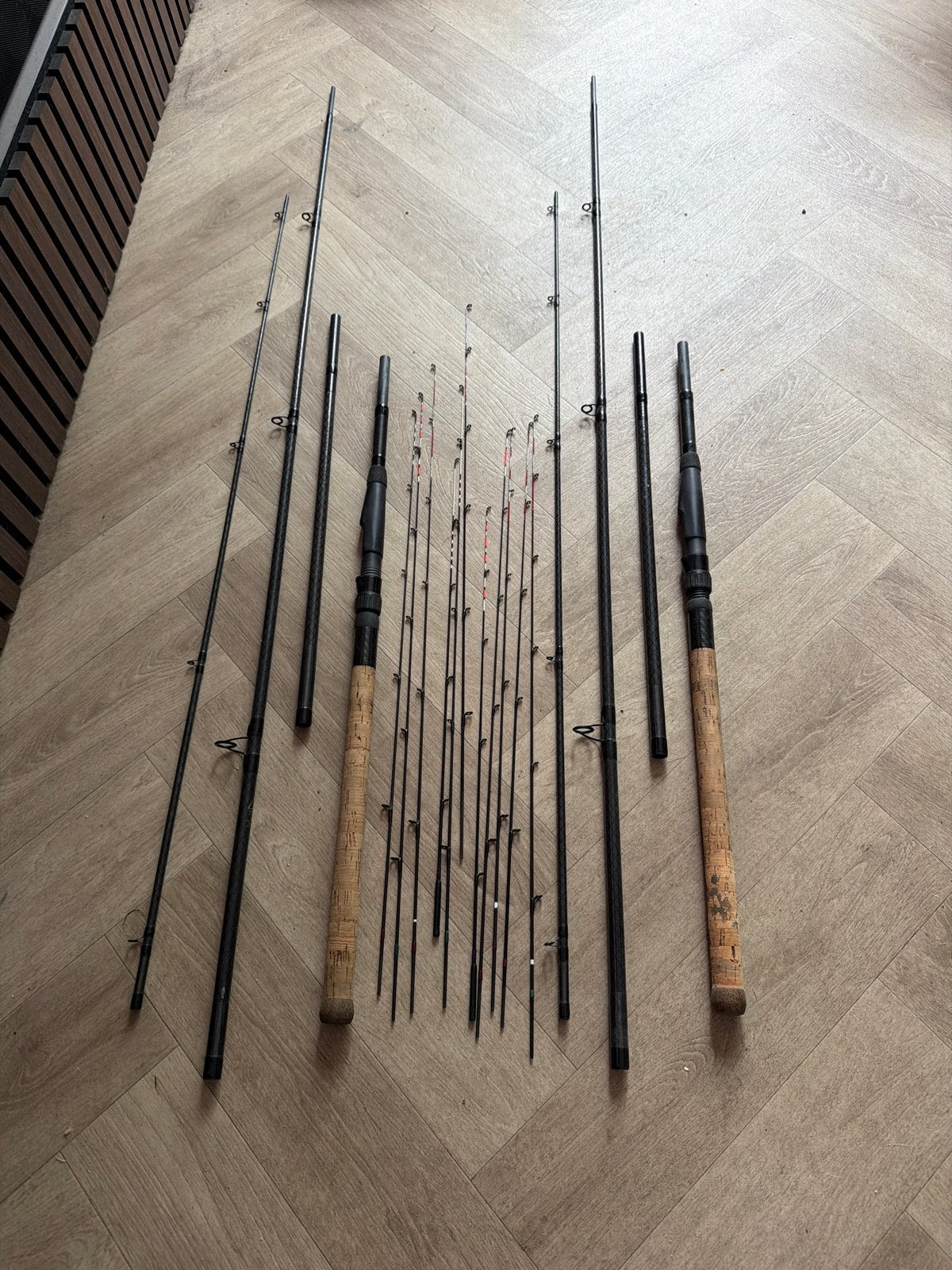Tri Cast 4x4 Trophy Feeders 3.30/3.90 (2 stuks), Ophalen, Gebruikt, Werphengel