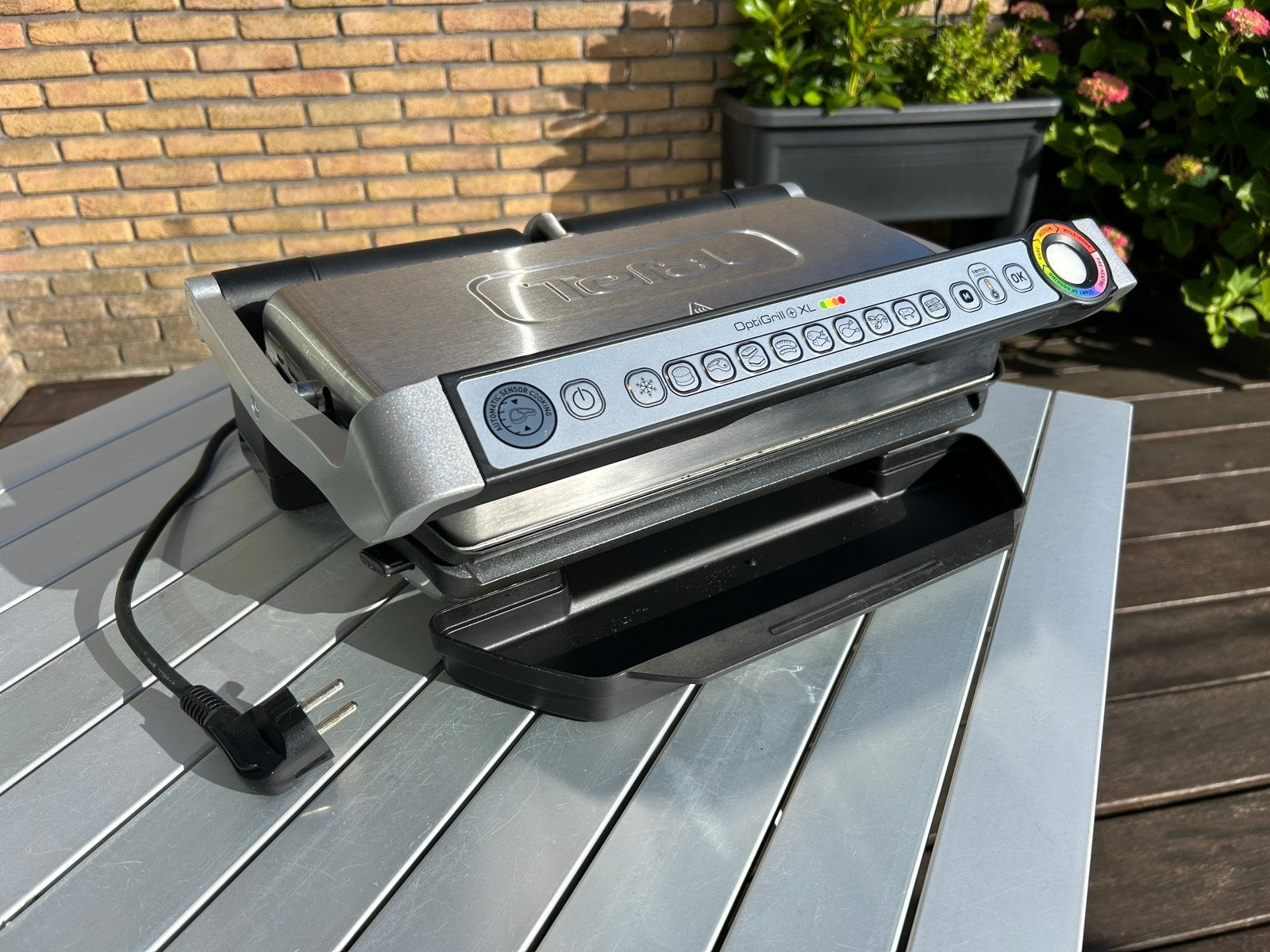 Tefal OptiGrill+ XL GC722D16 - grote en slimme contactgrill, Witgoed en Apparatuur, Grillplaten, Ophalen, Vaatwasmachinebestendig