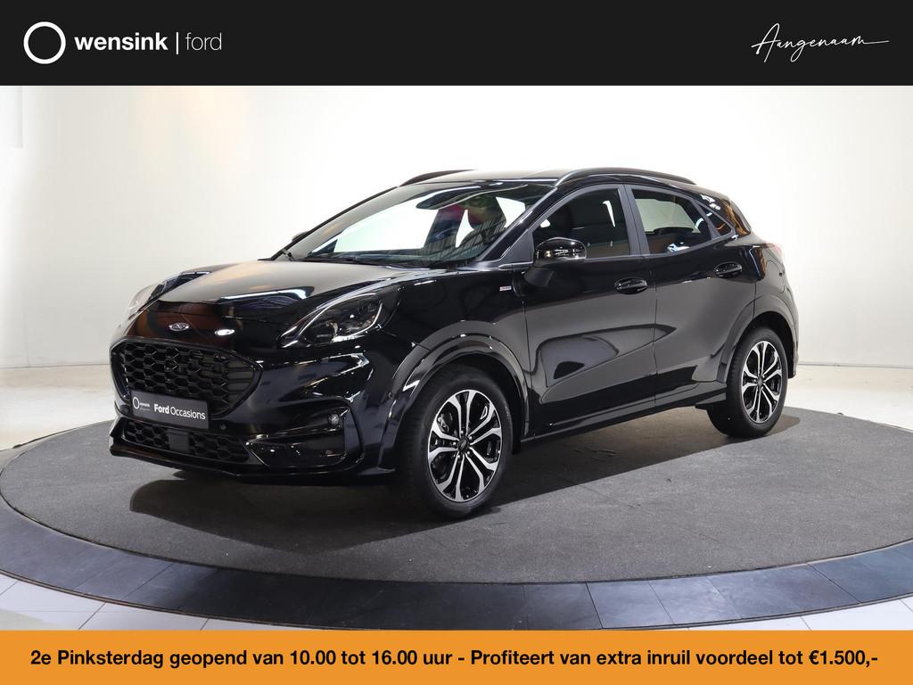 Ford Puma 1.0 EcoBoost Hybrid ST-Line X | Winterpakket | Cru, Auto's, Ford, Leder en Stof, 665 kg, Bedrijf, 155 pk