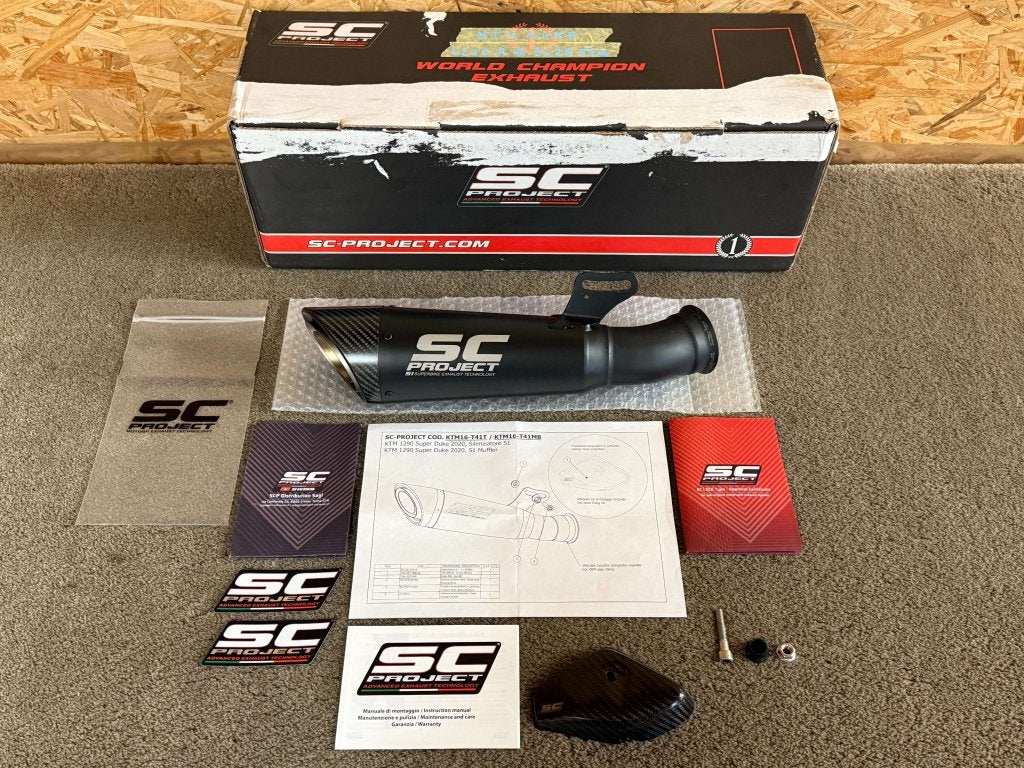 SC Project S1 uitlaat demper KTM 1290 Superduke R 2020-2023, Motoren, Onderdelen | Overige, SC Project, Gebruikt, Viale Lombardia 12, Cassinetta di Lugagnano, MI, 20081, IT