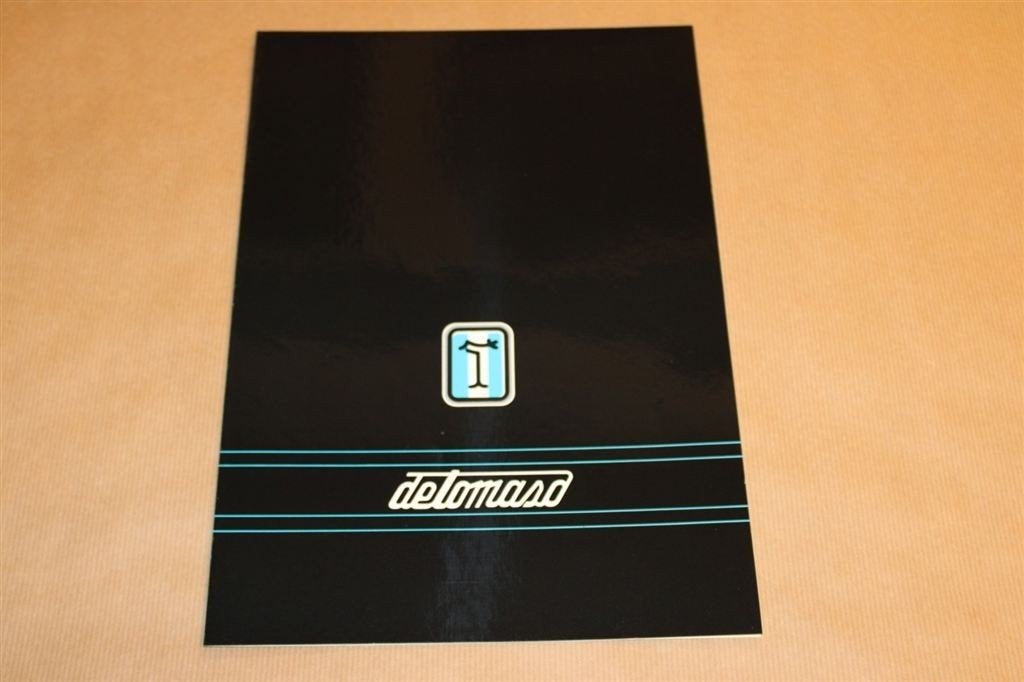 Zeldzame brochure - De Tomaso - Circa 1985, Ophalen of Verzenden, Zo goed als nieuw, Overige merken