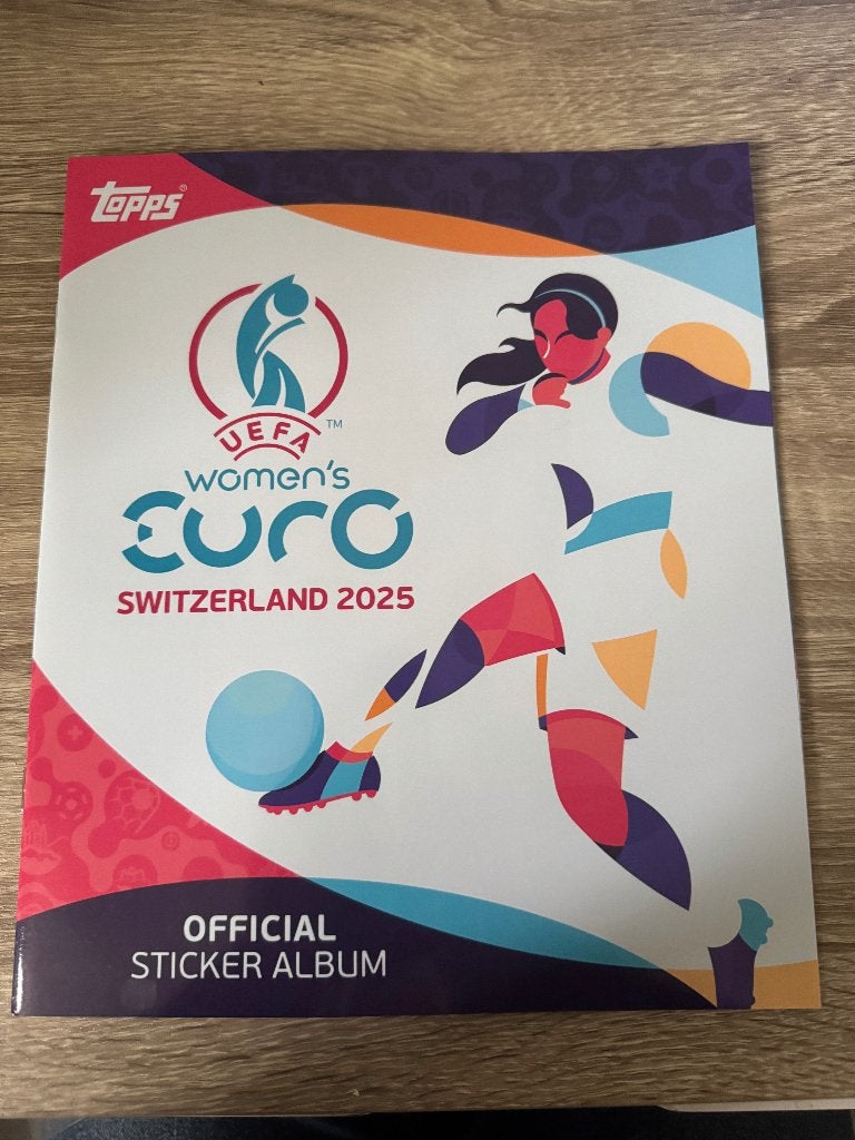 Leeg TOPPS Women EURO 2025 Album, Ophalen of Verzenden, Zo goed als nieuw, Buitenlandse clubs, Poster, Plaatje of Sticker