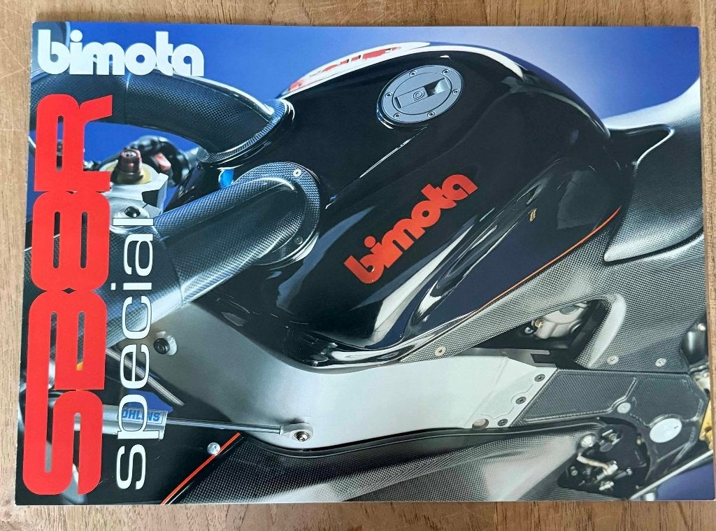 BIMOTA SB8R special Prospekt Brochure, Motoren, Verzenden, Overige merken
