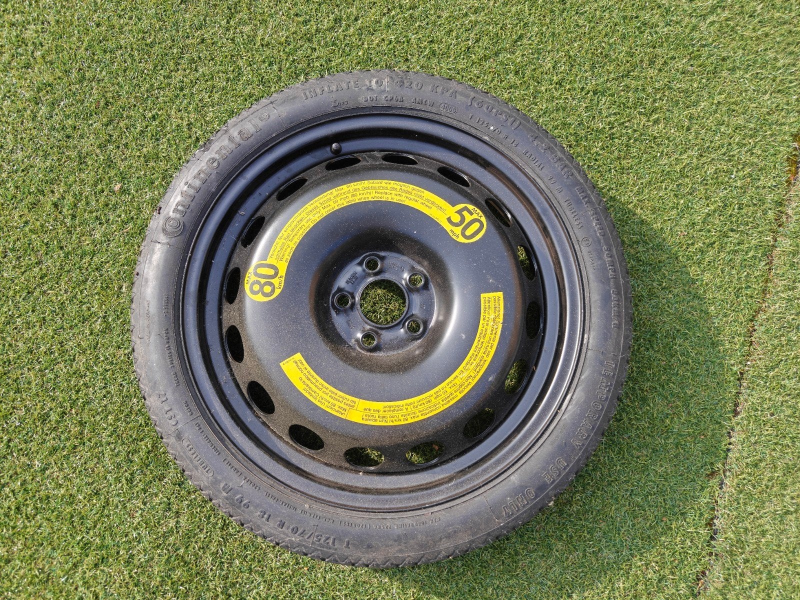 Continental thuiskomer 125/70 R18 99M, Ophalen, Zo goed als nieuw
