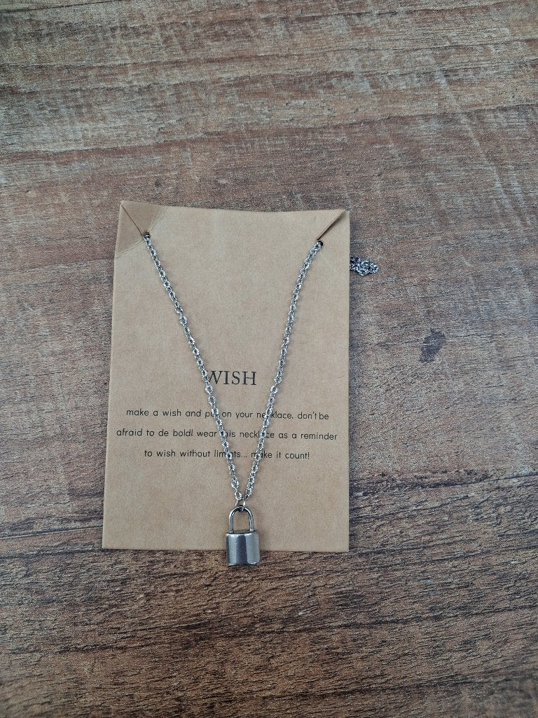Zilverkleurige ketting, Ophalen of Verzenden, Nieuw, Zilver, Overige materialen