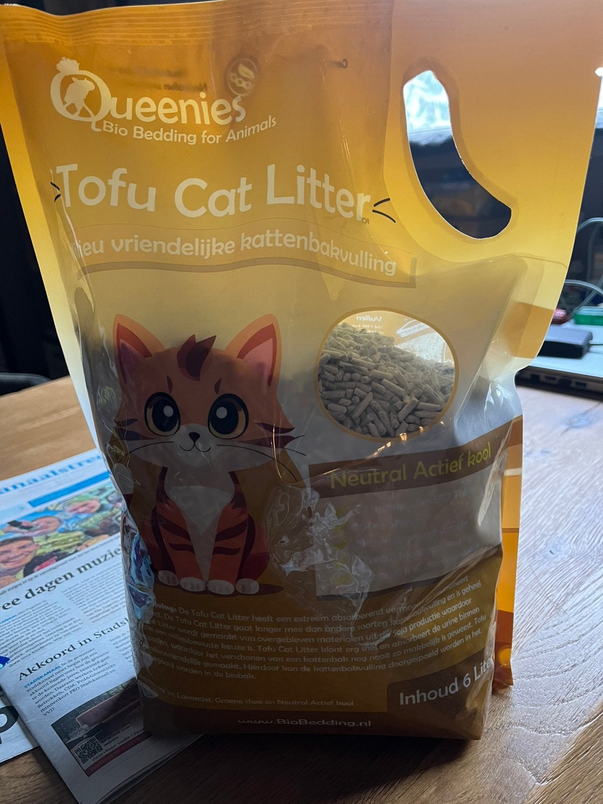 Kattenbakvulling, Ophalen, Nieuw