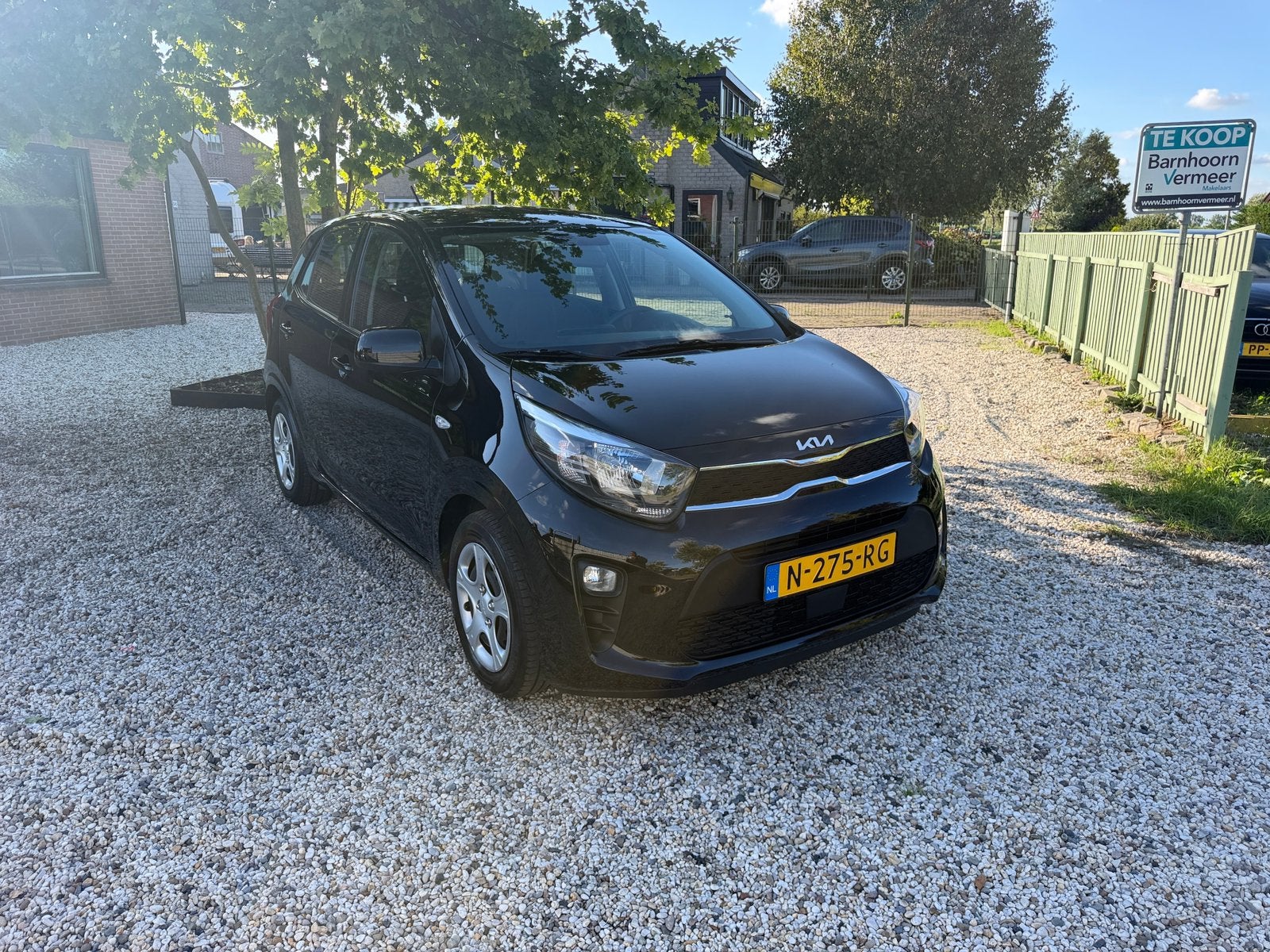 Kia Picanto 1.0 DPi AMT 67pk 4-zits 2021 Zwart 24.000 km nap, 4 stoelen, Origineel Nederlands, Bedrijf, Handgeschakeld