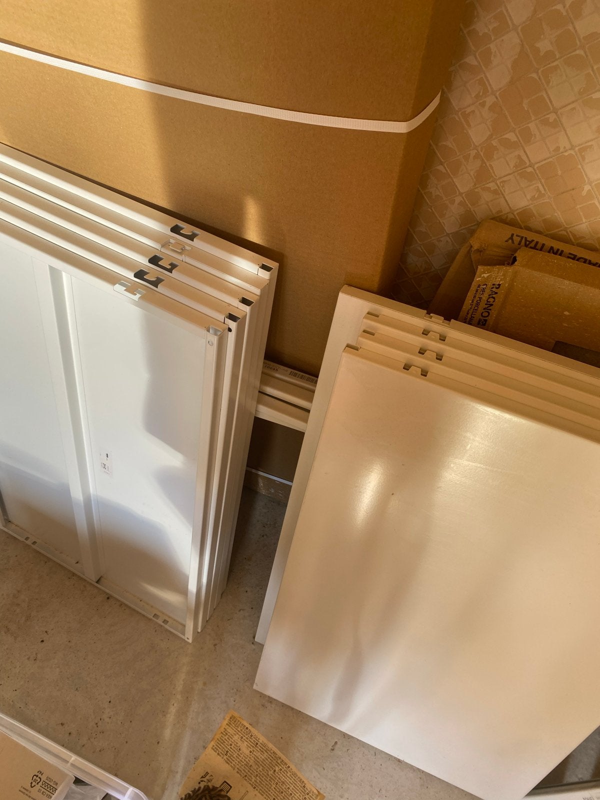 IKEA Boaxel metalen planken 60x40, Huis en Inrichting, Kasten | Overige, Ophalen, Zo goed als nieuw