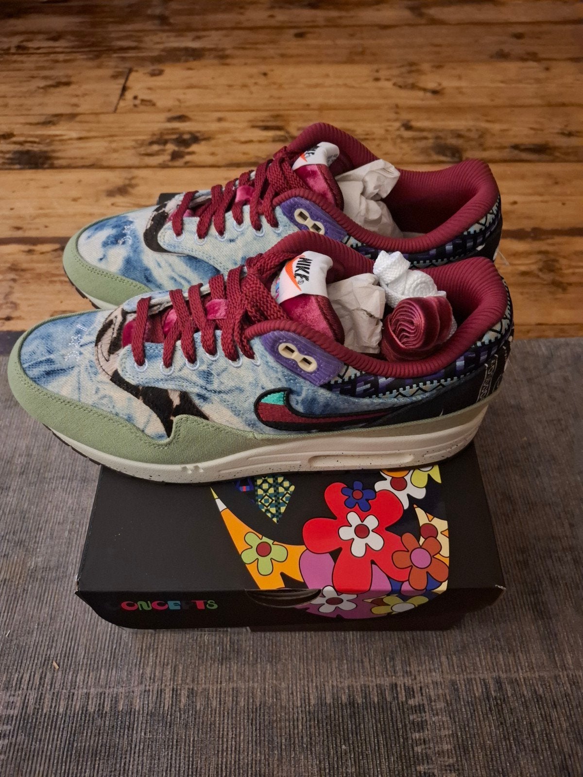 Nike Air Max 1 Concepts 'Mellow' SP - Maat 43, Overige kleuren, Nike, Nieuw, Ophalen of Verzenden