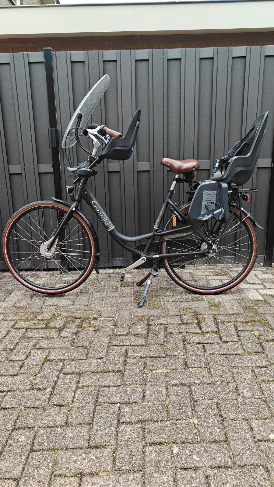 Gazelle Bloom moederfiets 28 inch excl stoeltjes, Fietsen en Brommers, Fietsen | Dames | Moederfietsen, Ophalen, 2 zitjes, 53 tot 56 cm