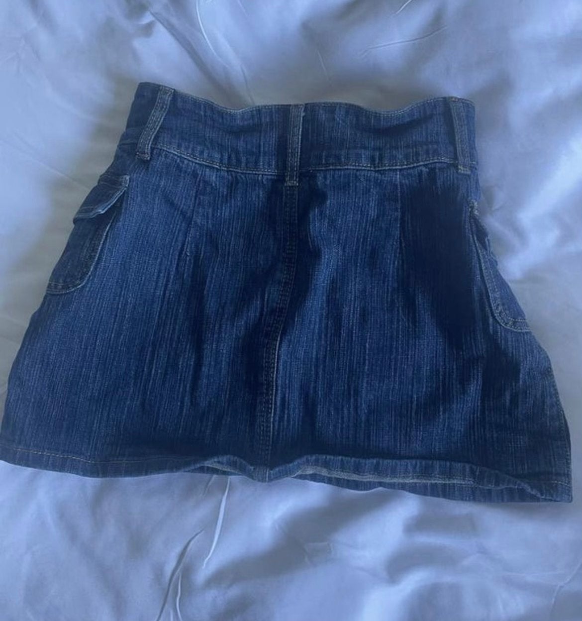Brandy Melville mini spijkerrokje - Zo goed als nieuw, Zo goed als nieuw, Maat 36 (S), Boven de knie, Verzenden
