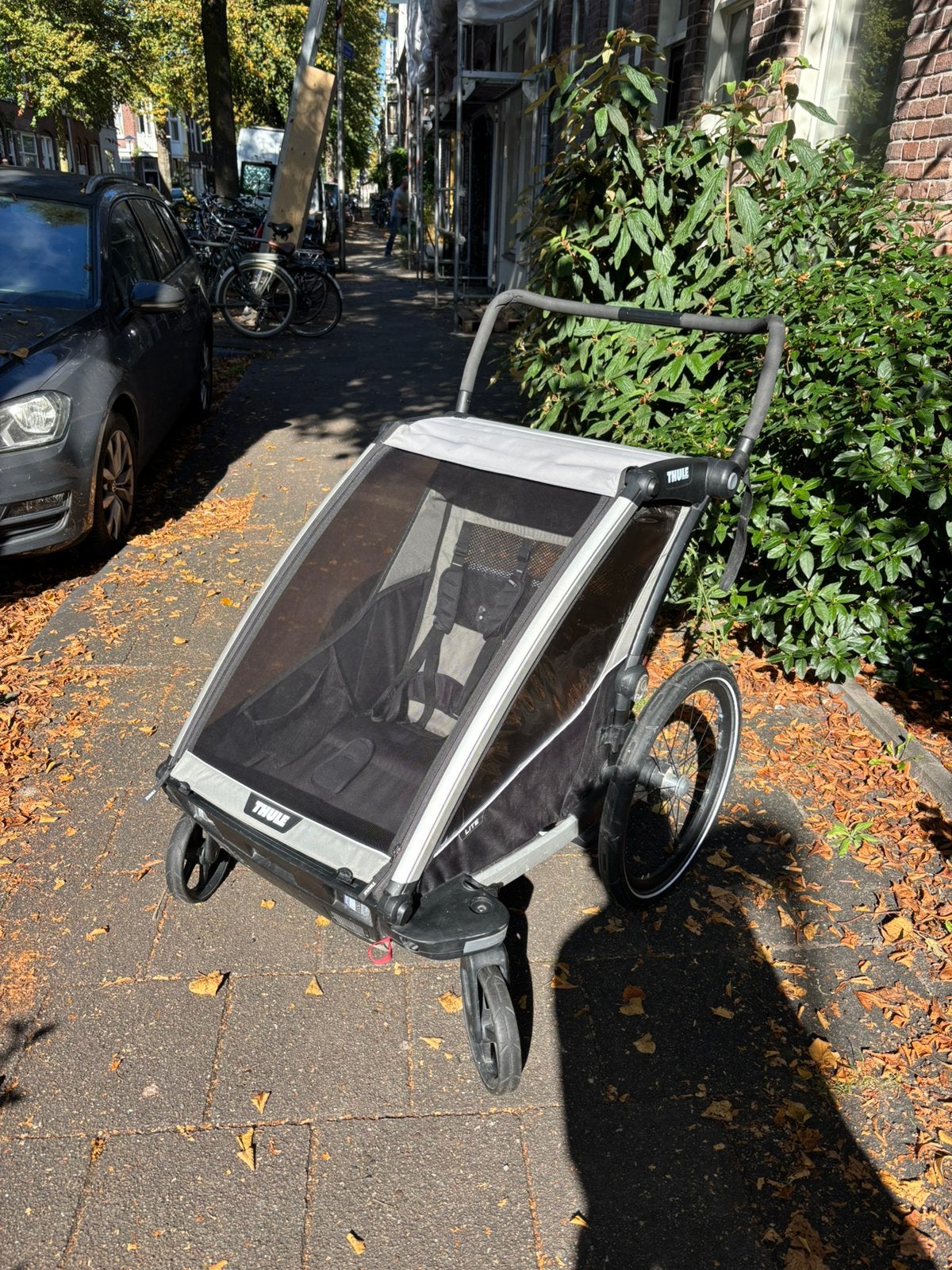 Thule chariot lite (2pers), Ophalen, Minder dan 20 kg, Opvouwbaar, Zo goed als nieuw