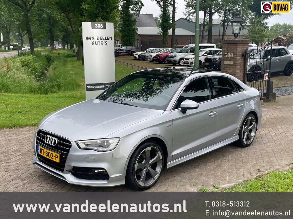 Audi A3 Limousine 1.4 TFSI CoD S-line Pano/B&O, Gebruikt, 4 cilinders, 150 pk, Leder en Stof