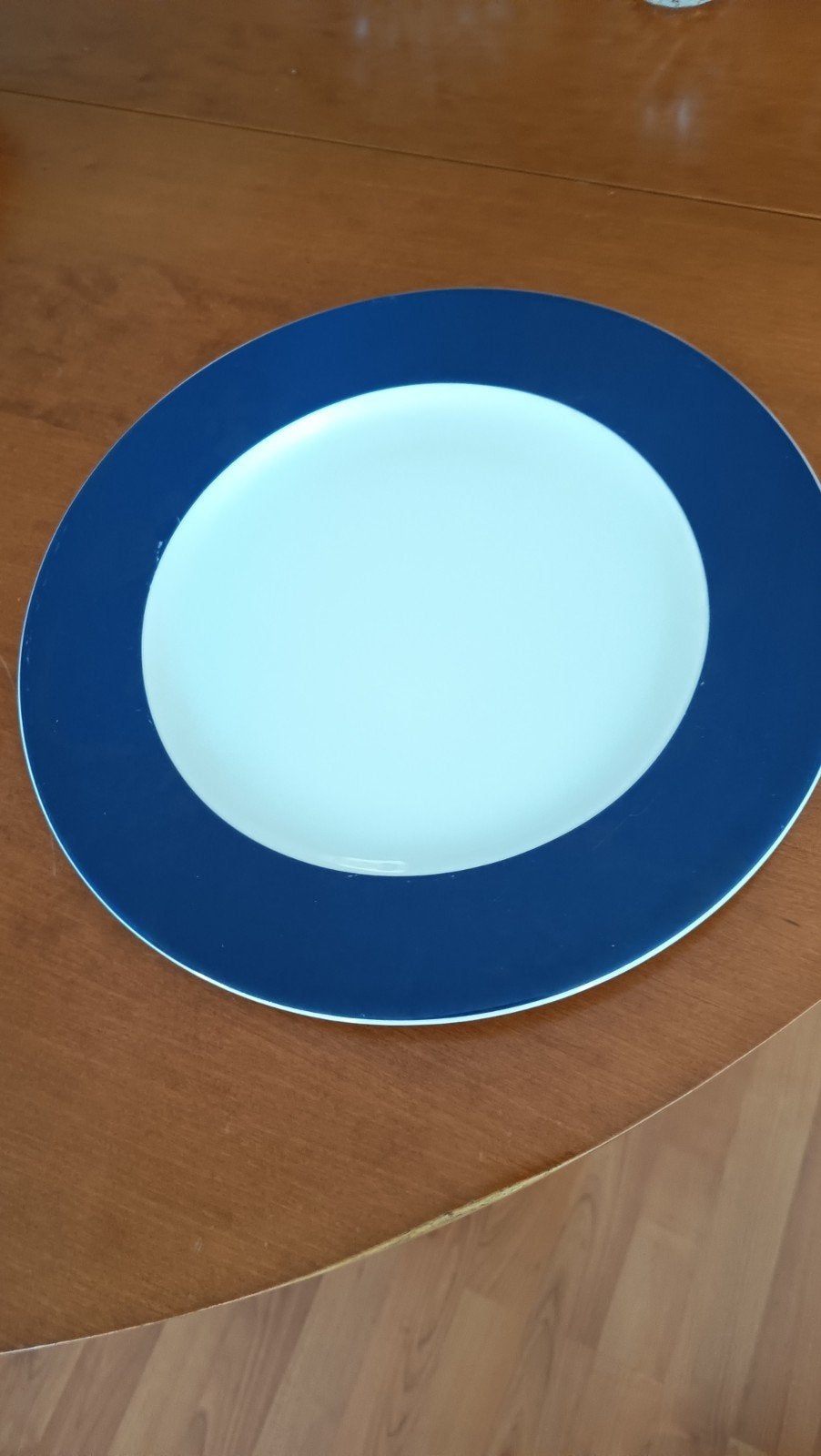 8 onderzetborden blauw met wit bord - Zo goed als nieuw, Ophalen of Verzenden, Zo goed als nieuw, Bord(en), Overige stijlen