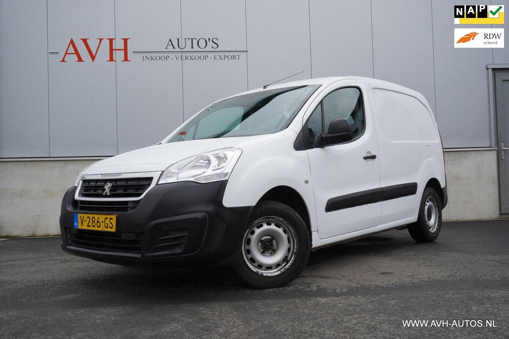 Peugeot Partner 122 1.6 BlueHDi 100 L1 Première S&S, Gebruikt, Euro 6, 4 cilinders, Origineel Nederlands