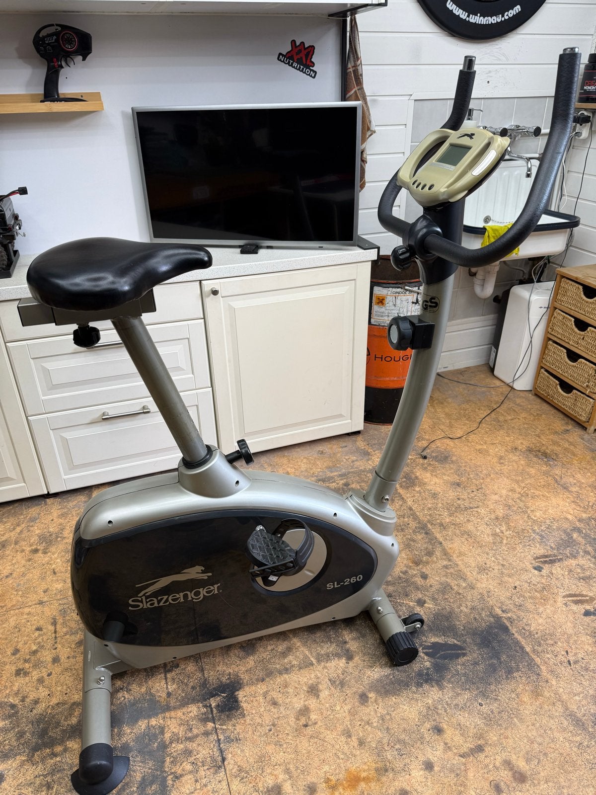 Slazenger SL260 Hometrainer Fiets met Handleiding, Sport en Fitness, Ophalen, Overige materialen, Gebruikt, Benen