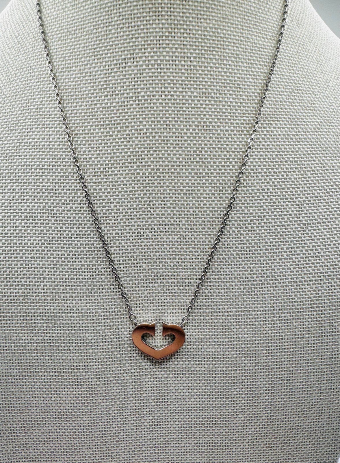 Cartier C Heart Ketting 18kt Witgoud, Sieraden, Tassen en Uiterlijk, Kettingen, Met hanger, Ophalen of Verzenden, Zo goed als nieuw