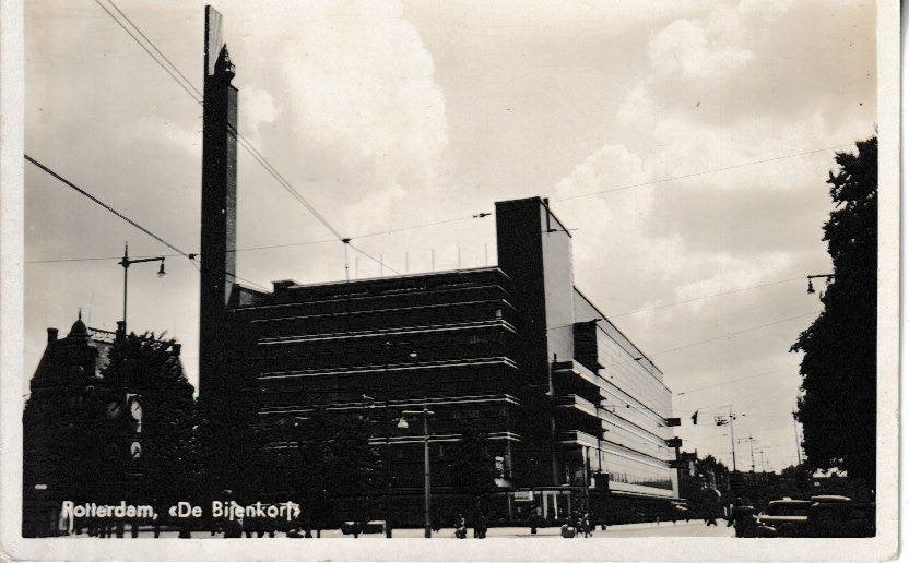ROTTERDAM - de BIJENKORF, Ophalen of Verzenden, 1940 tot 1960, Ongelopen, Zuid-Holland