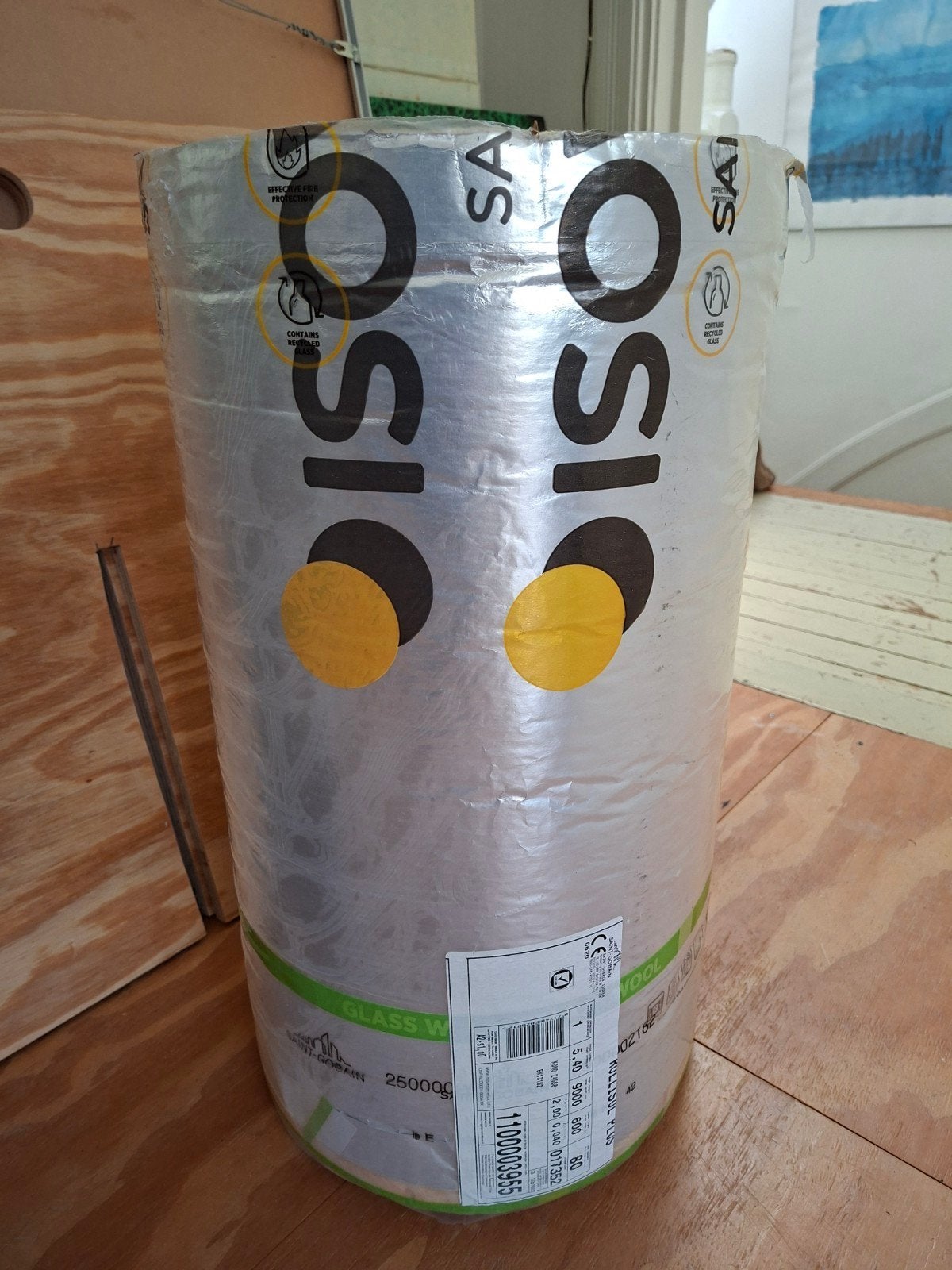 ISOVER MULLSUL PLUS Glaswol Isolatie - Nieuw, Ophalen, Nieuw, 5 tot 10 m², Glaswol