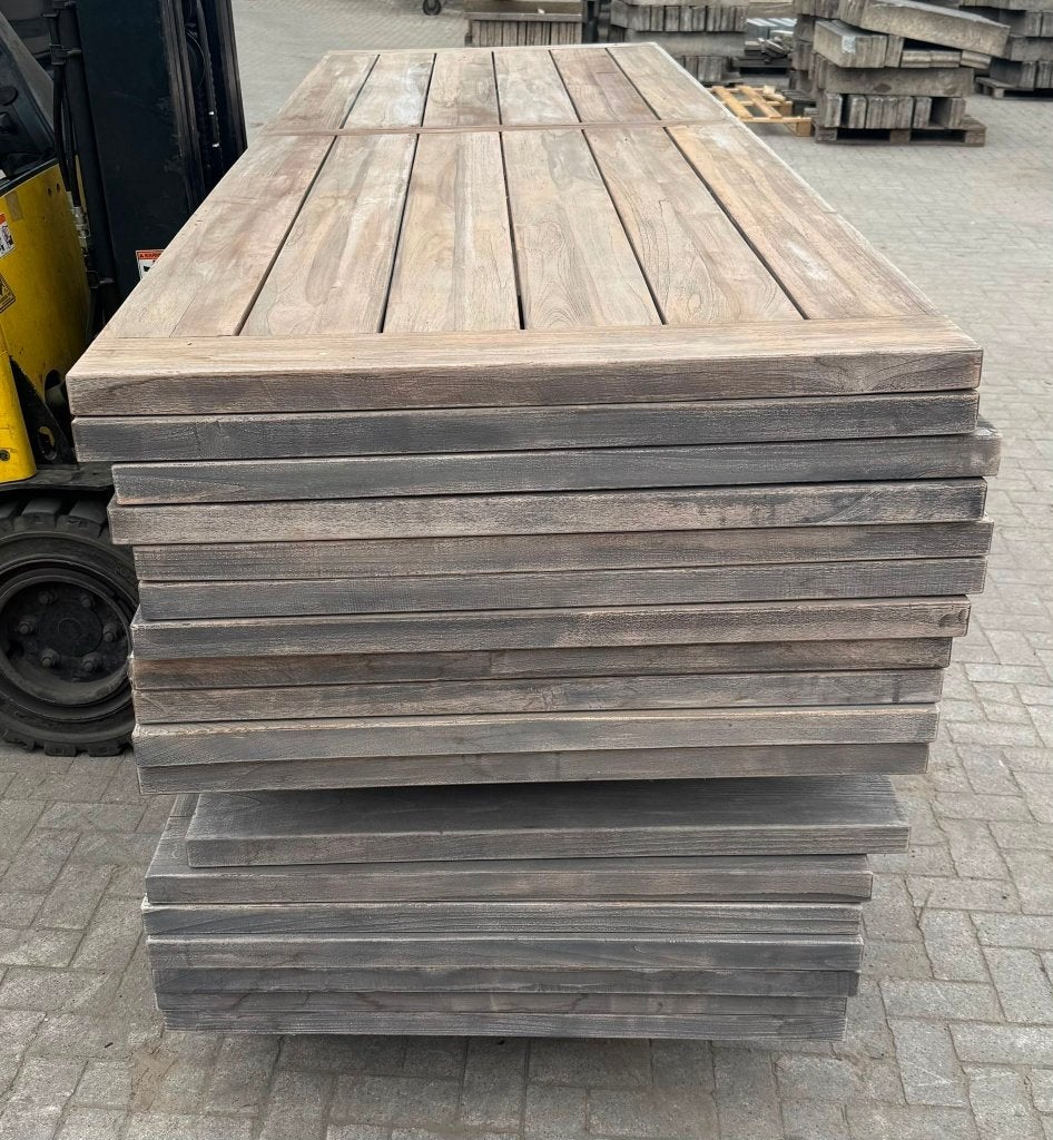Teak tafelbladen, Tuin en Terras, Tuintafels, Nieuw, Rechthoekig, Teakhout, Ophalen