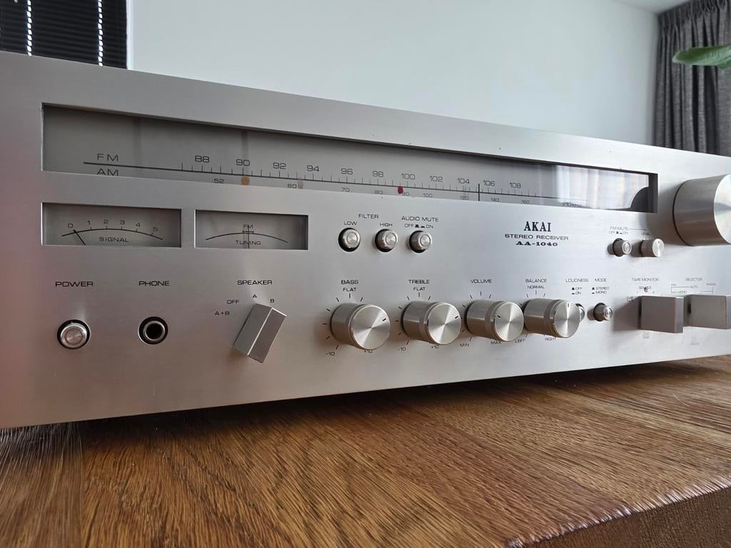 Akai AA 1040 reciever in nette staat, Ophalen, Stereo
