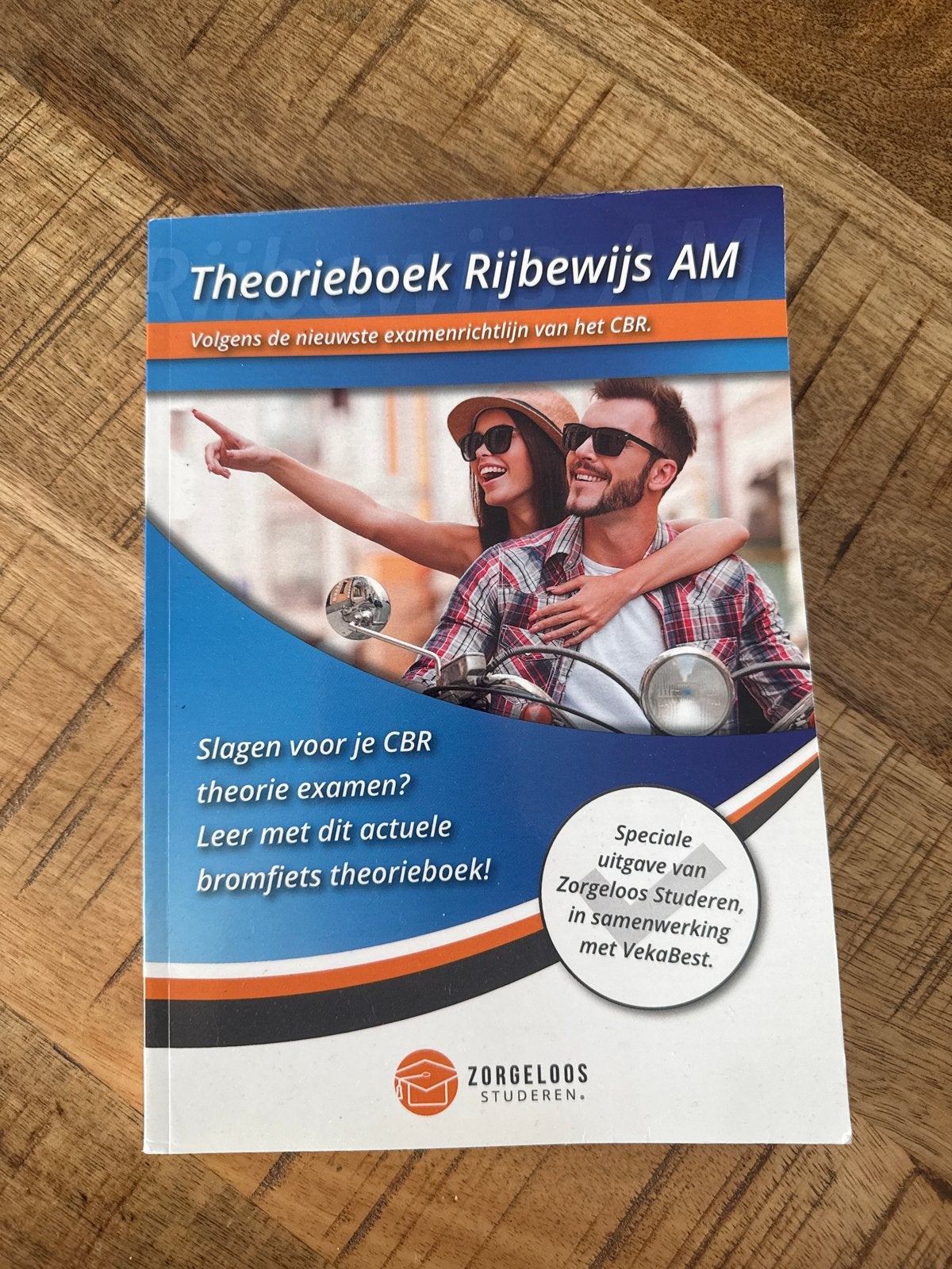 Theorieboek Rijbewijs AM - Zorgeloos Studeren, Ophalen of Verzenden, Nieuw, Overige niveaus