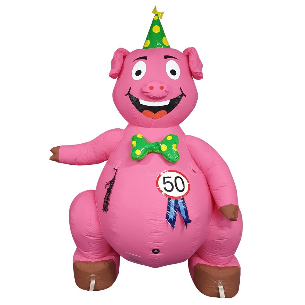 Te Koop 6x opblaasfiguren, Ophalen, Zo goed als nieuw, Overige