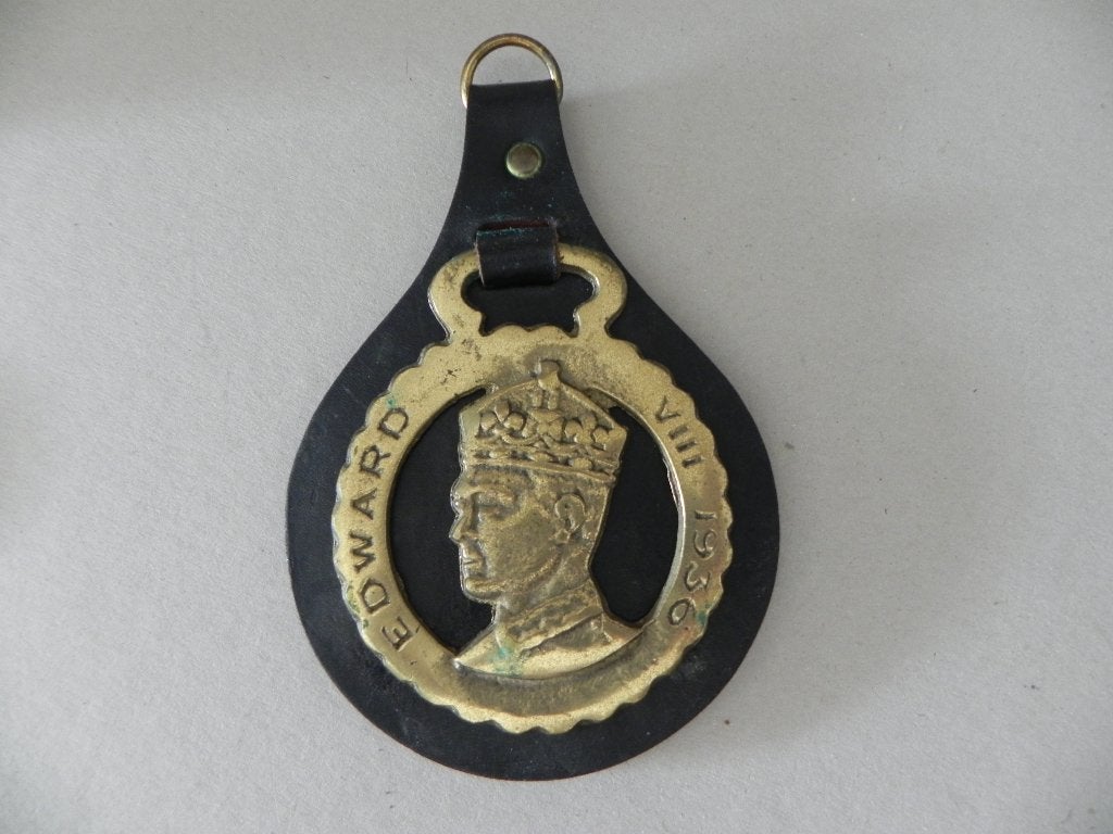 Paarden messing (horse brasses) Edward VIII  1936., Ophalen of Verzenden, Overige materialen, Buitenland