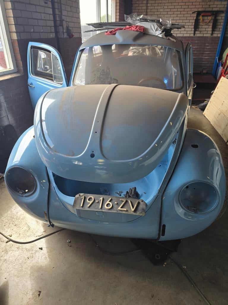 Volkswagen 1303 1.3 1972 Blauw Gerestaureerd, 43 pk, 4 cilinders, Blauw, Origineel Nederlands