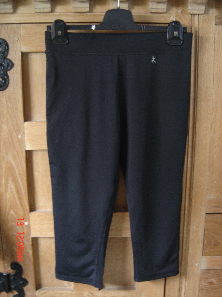 Mooie driekwart sportbroek maat 36, Zwart, Ophalen of Verzenden, Maat 36 (S), Fitness of Aerobics