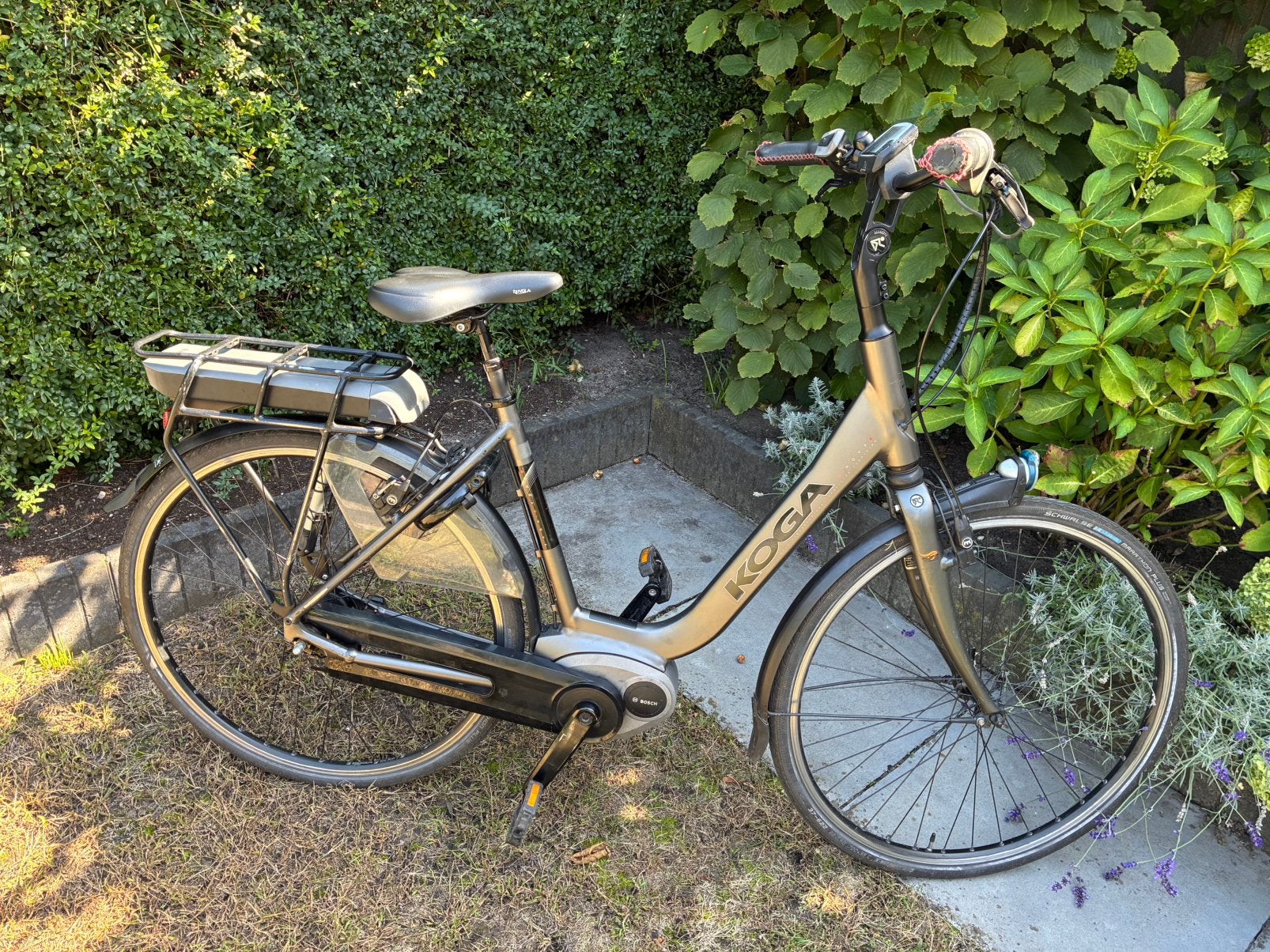 Koga e nova ebike met bosch motor, Velgrem, Versnellingen, Zo goed als nieuw, 50 tot 53 cm