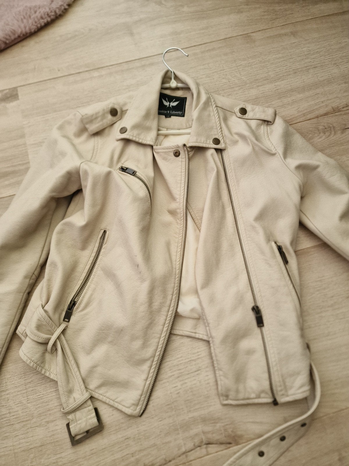 Frankie & Liberty Bikerjack - Crème/Beige, Ophalen of Verzenden, Meisje, Jas