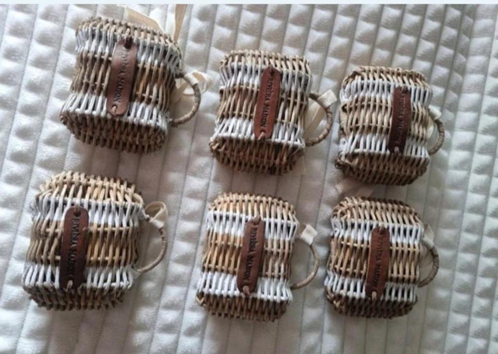 Riviera Maison Rustic Rattan Koffertjes (6 stuks), Huis en Inrichting, Woonaccessoires | Overige, Meerkleurig, Ophalen of Verzenden