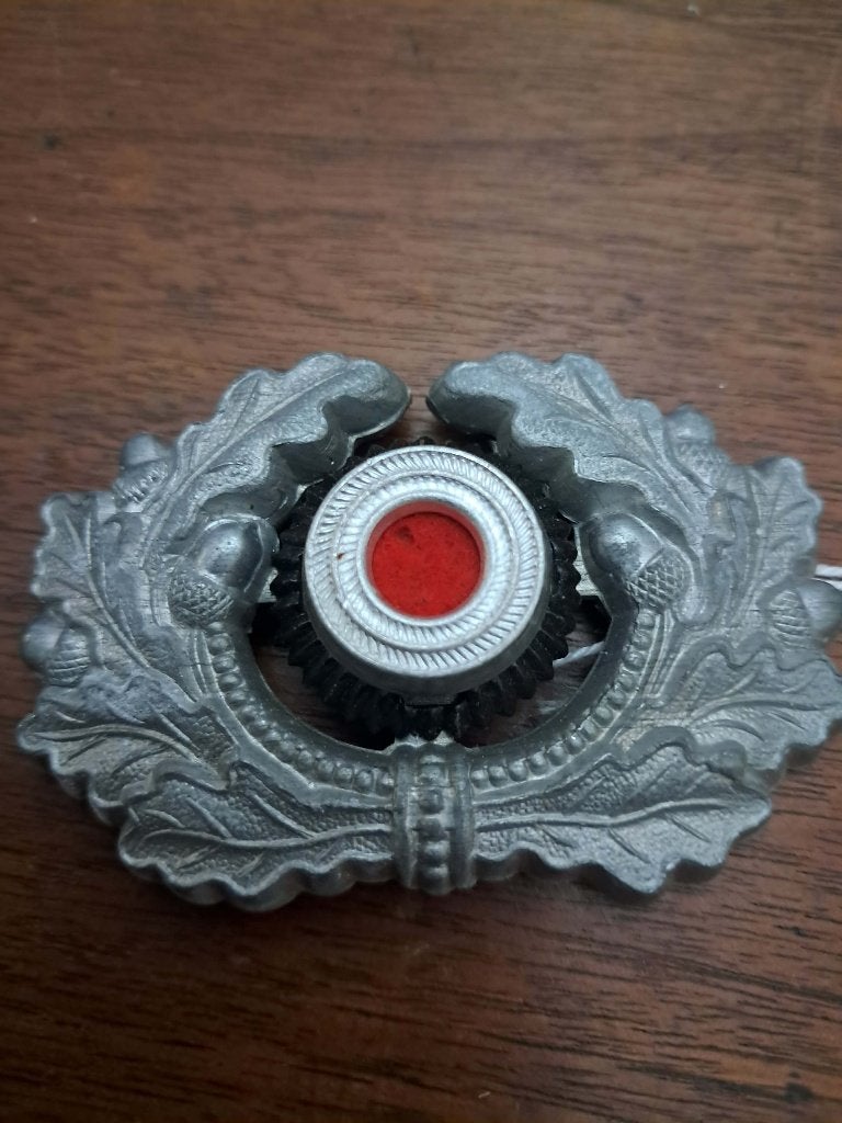 Cap badge WOII, Verzenden, Landmacht, Duitsland, Embleem of Badge