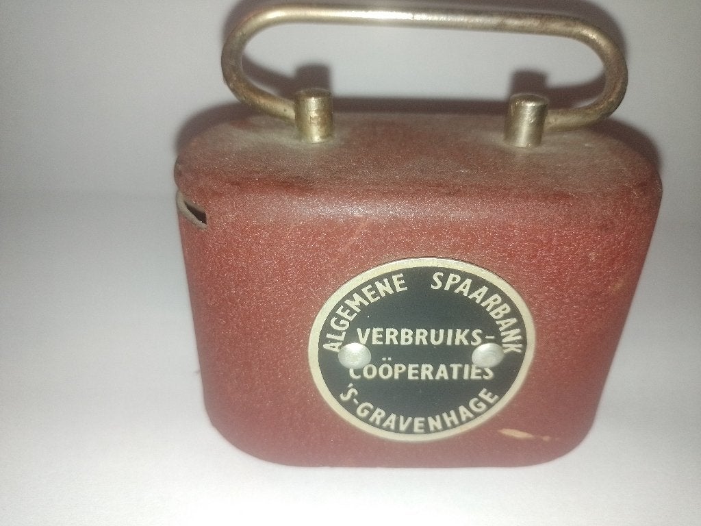 Algemene Spaarbank Verbruiks Coöperaties S'Gravenhage., Ophalen of Verzenden, Gebruikt, Metaal of Blik, Overige thema's