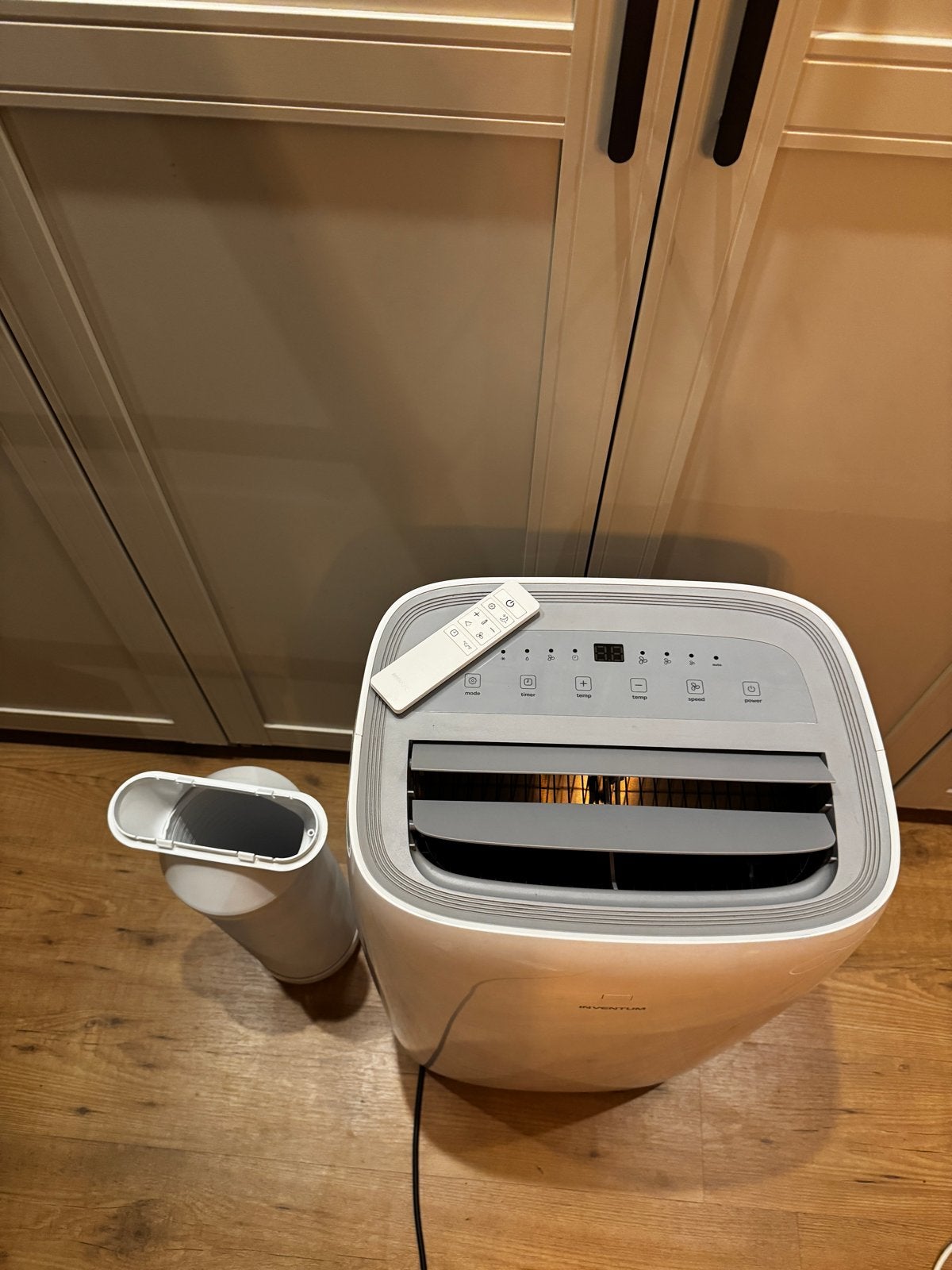 Inventum 12000 BTU Mobiele Airco AC125W/01, Witgoed en Apparatuur, Airco's, Ophalen, 3 snelheden of meer, Zo goed als nieuw, Koelen en Ontvochtigen