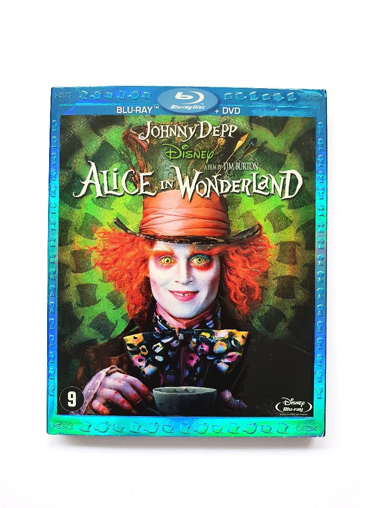 Alice In Wonderland (Blu-ray + DVD), Ophalen of Verzenden, Zo goed als nieuw, Nederlands, Science Fiction en Fantasy