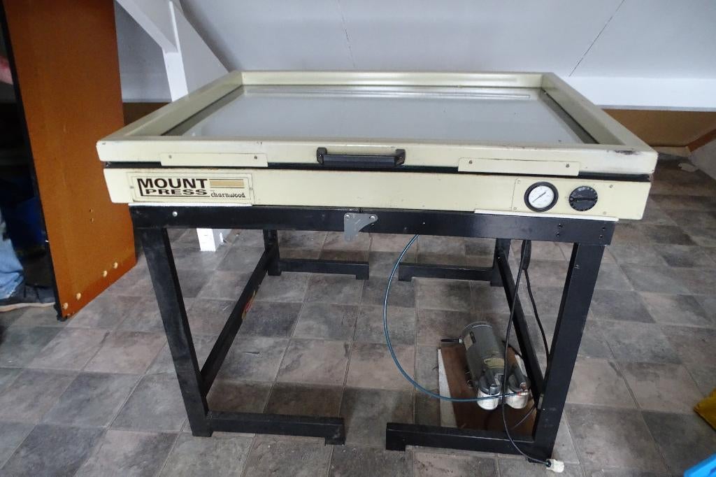 Koud vacuumpers of lamineerpers, Ophalen, Gebruikt