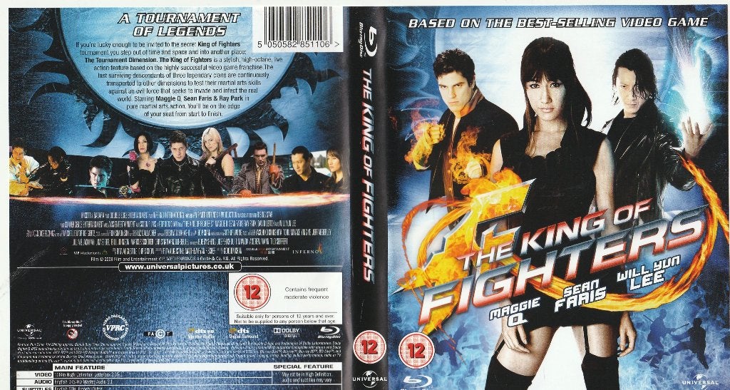 The king of fighters blu ray ( ned, ondert. ), Engels, Nederlands, Film, Actie