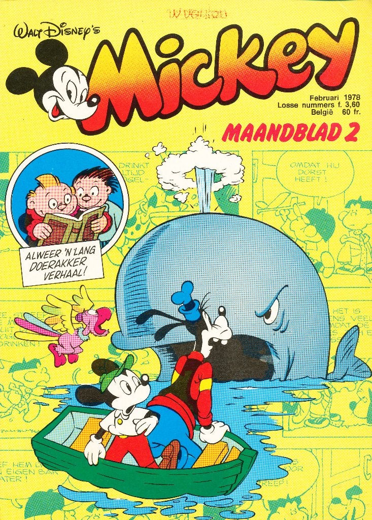 Mickey maandblad 2 - februari 1978 - Walt Disney, Gelezen, Verzenden, Walt Disney, Eén stripboek