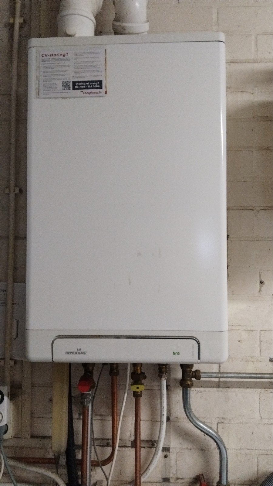 Intergas Kompakt HRE 36/48 A CV-ketel, Ophalen, Gebruikt, Hoog rendement (Hr), Cv-ketel of Combi-ketel